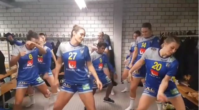 Swedish women’s handball team has viral hit with Zumba dance video