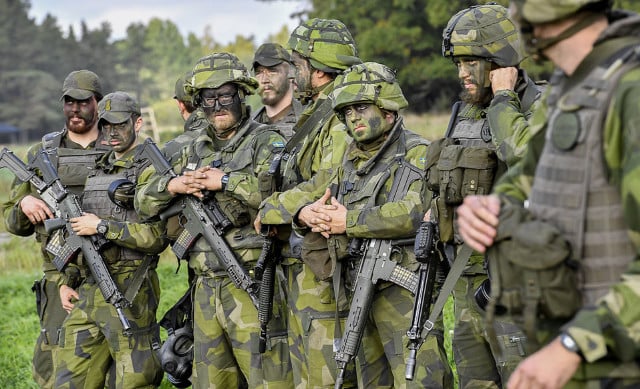 Sweden’s Armed Forces had a shortage of new troops in 2017