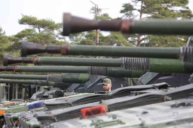 Sweden’s armed forces want to double defence budget by 2035