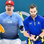 USA curlers celebrate after beating Sweden in Olympic final, despite medal mishap