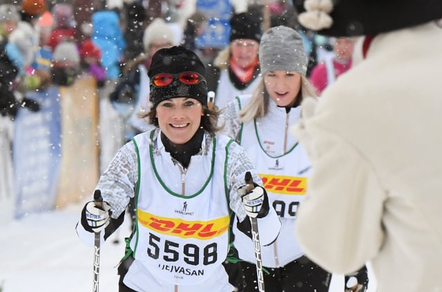 IN PICTURES: Princess Sofia gets her skis on in world's largest all-women race