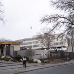 Fireworks thrown at Stockholm US embassy during neo-Nazi protest