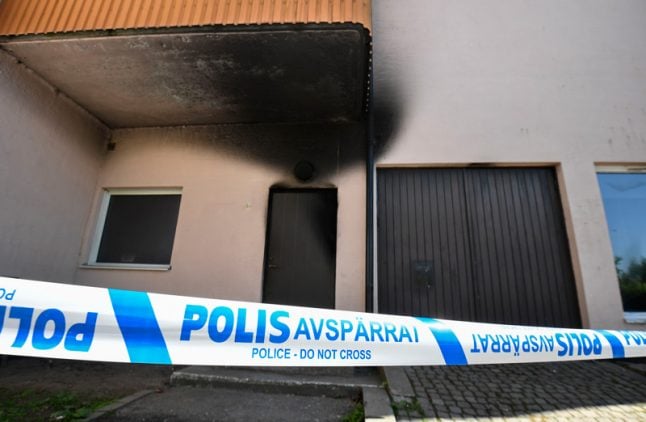 Mosque in southern Sweden target of arson attack