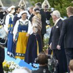 Princess Estelle mounts Skansen stage on National Day