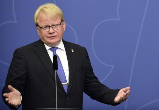 Swedish Defence Minister criticises Russian counterpart for spreading false information