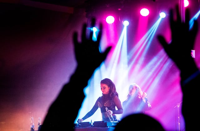 Women cheer as Sweden’s man-free music festival kicks off