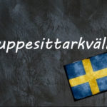 Swedish word of the day: uppesittarkväll