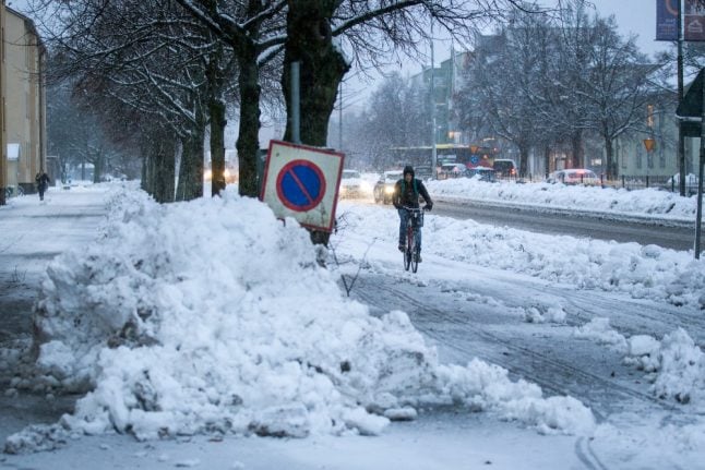 'Stay at home': Swedish emergency services warn public as weather worsens