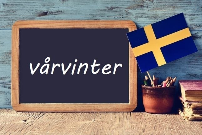 Swedish word of the day: vårvinter