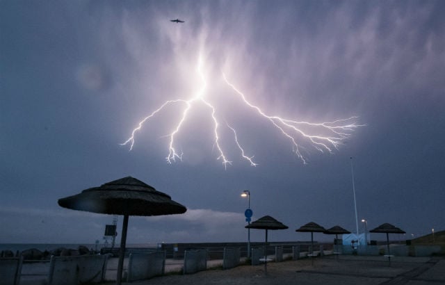 IN PICTURES: Thunderstorms hit trains and roads in southern Sweden