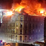 Homes evacuated as fire tears through Malmö apartments