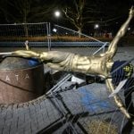 Zlatan statue toppled by vandals in Malmö