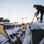 VIDEO: Meet the rooftop snow clearers keeping Stockholm safe