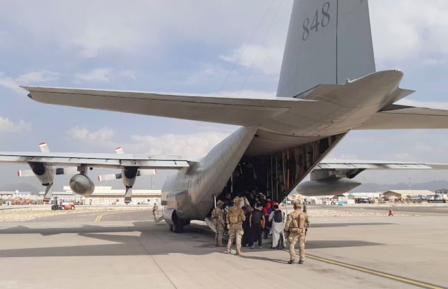 UPDATE: Sweden evacuates 225 people from Afghanistan