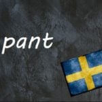 Swedish word of the day: pant