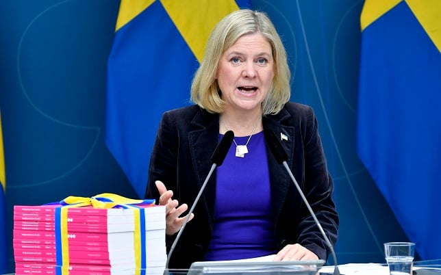 Swedish government announces 2022 budget ‘to take Sweden forward’