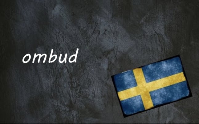 Swedish word of the day: ombud