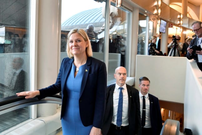 Magdalena Andersson becomes Sweden’s first female prime minister