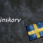 Swedish word of the day: prinskorv